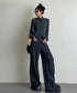 Side Line V-neck Dress